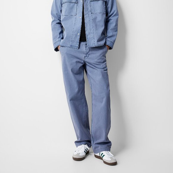 BNWT SS25 WOOD WOOD MUTED CANVAS LOOSE FIT PANTS 50 - Picture 1 of 11